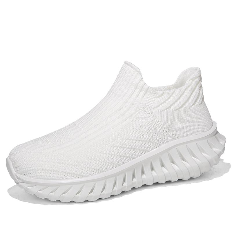 Модный стиль Мужские повседневные кроссовки Дышащие туфли-носки на платформе Кроссовки Мужские Женские Легкие Беговые Спортивные Туфли Размер 46