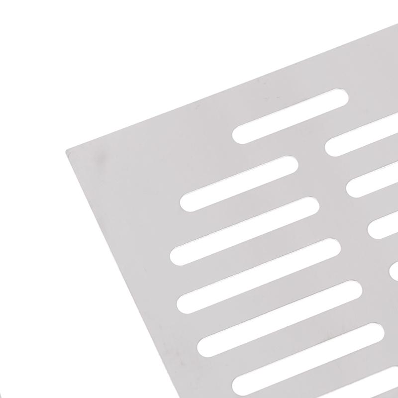 Нержавеющая сталь Слив для пола Сетчатая крышка Квадратное сливное отверстие Уловитель волос для душа Фильтр Пробка Кухонная ванная комната Металлические детали