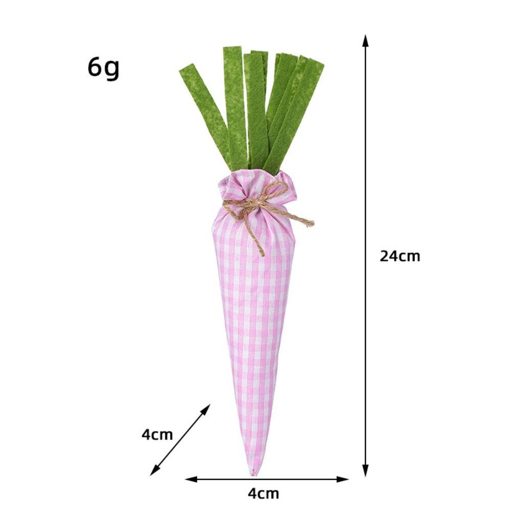 Пасхальная кукла-морковка, подвесная тканевая игрушка для вечеринки, украшение для пасхального декора