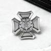 Украина Трезубец Винтажная Военная Брошь - Культурный Металлический Значок Аксессуар