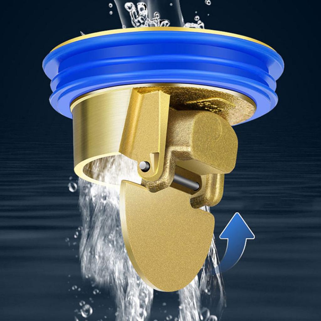 Душевая решетка для слива в полу Самоуплотняющийся обратный поток в сливе в полу Туалетная решетка для устранения запаха Простота в использовании