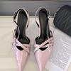 Fashion New 2025 Party Ladies Thin Heels Pumps Shoes Slingbacks Female Dress Footwear Fashion Pointed Toe Elegant Women High Heels Shoes