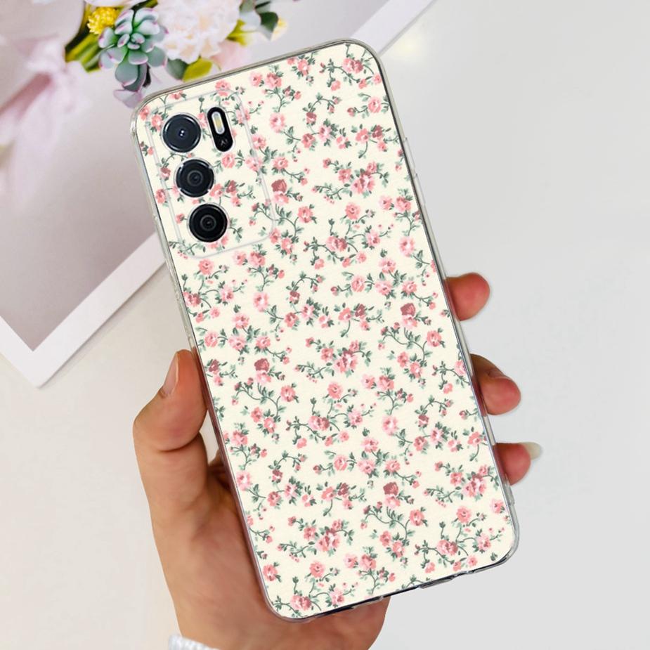 Чехол для Oppo A16 A16s Стильный окрашенный задний чехол Мягкий тонкий чехол для телефона для Oppo A16s OppoA16 s CPH2269 Coque Fundas Бампер Корпус