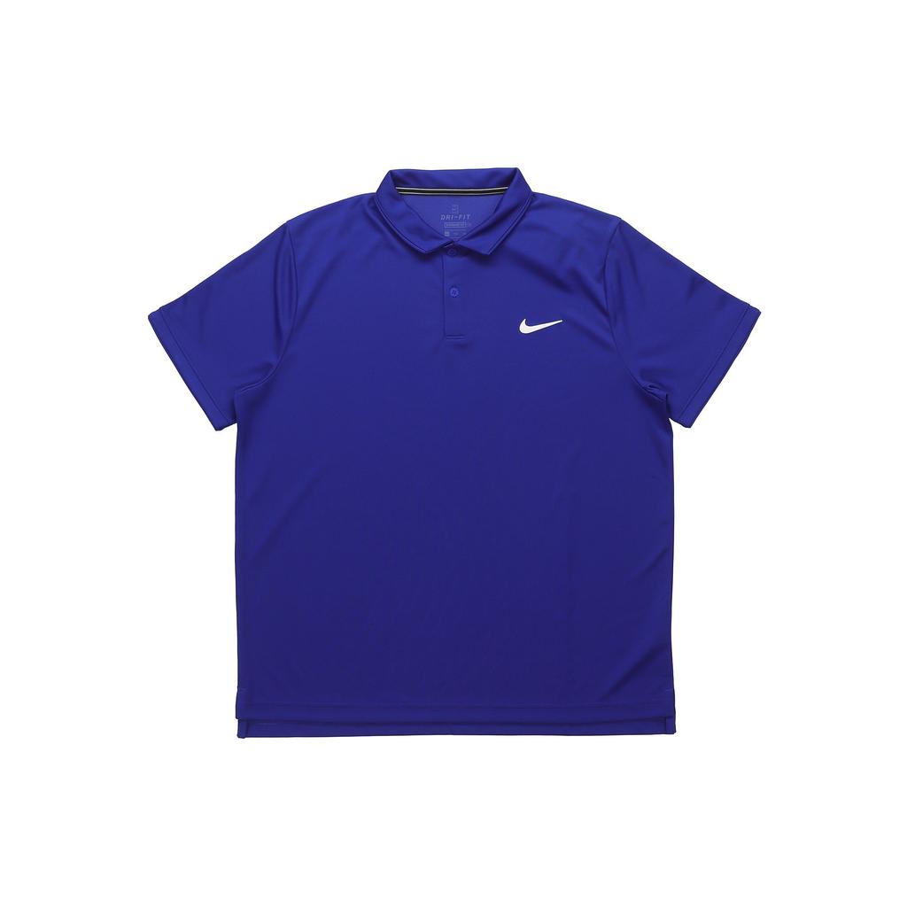 Nike Беговые тренировки, спортивные быстросохнущие дышащие поло с короткими рукавами, мужские топы синего цвета CW6851-471