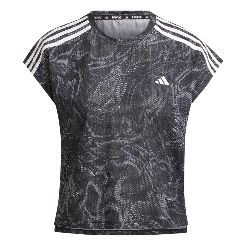 Adidas Womens/Ladies Snake Print Aeroready Running T-Shirt