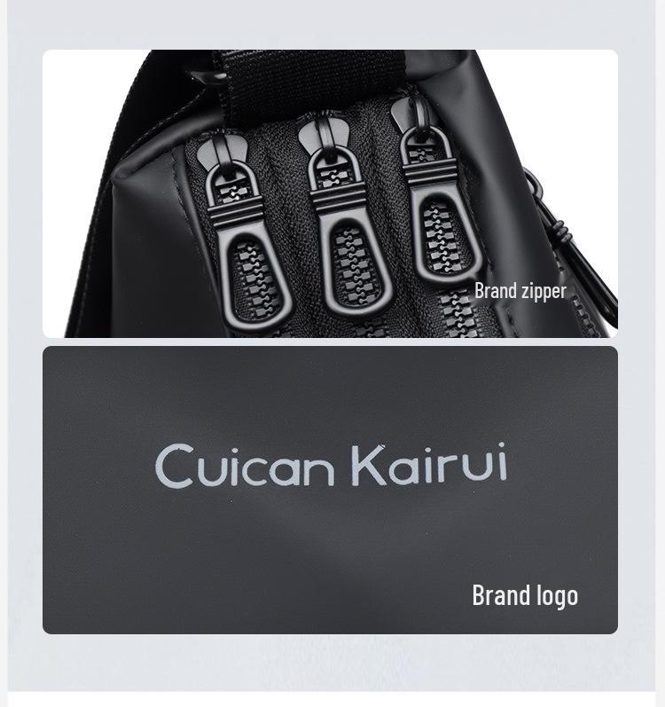 Мужская модная водонепроницаемая сумка кроссбоди из ткани Оксфорд: Деловая, Повседневная, Сумка через плечо для поездок, Путешествий