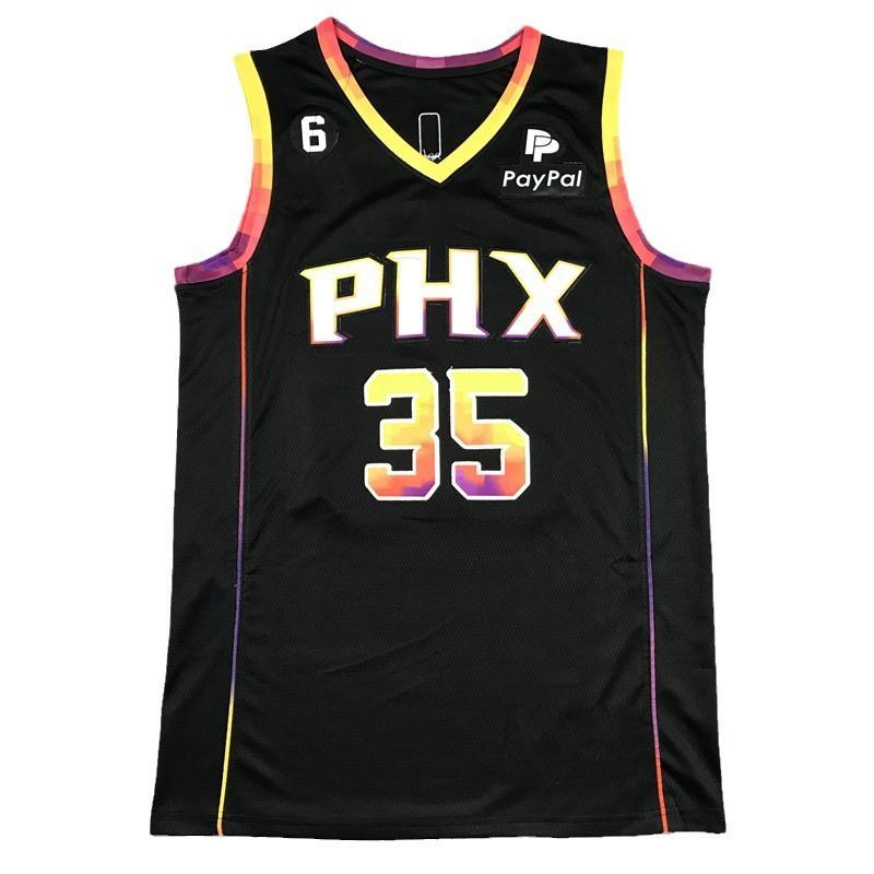 Phoenix Suns 1 Booker 35 Durant City Edition Embroidered Basketball Jersey Men Women