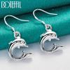 925 Sterling Silver Dolphin Pendant Earrings Fashion Jewelry