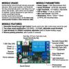 1 шт. DC 7V-30V Звуковой и световой контроль Задержка Переключатель Реле Модуль Датчик Переключатель Задержка 3S-60S Регулируемый