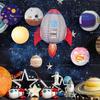 6 шт. складной детский фонарь-планета на день рождения бумажный фонарь-ракета подвеска украшение для класса