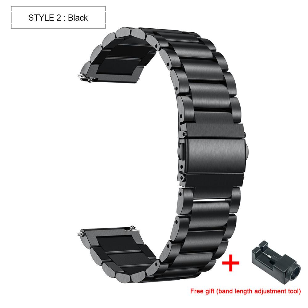 Metal Stainless Steel Classic Wrist Strap for HUAWEI WATCH GT 2 46mm 42mm Band Bracelet Watchband for HONOR Magic WristBand