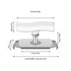 Multi-Function Bottle Cap Opener Labor-Saving Screw Can Stainless Steel Adjustable Lids Off Jar Opener Opener Kitchen Gadget