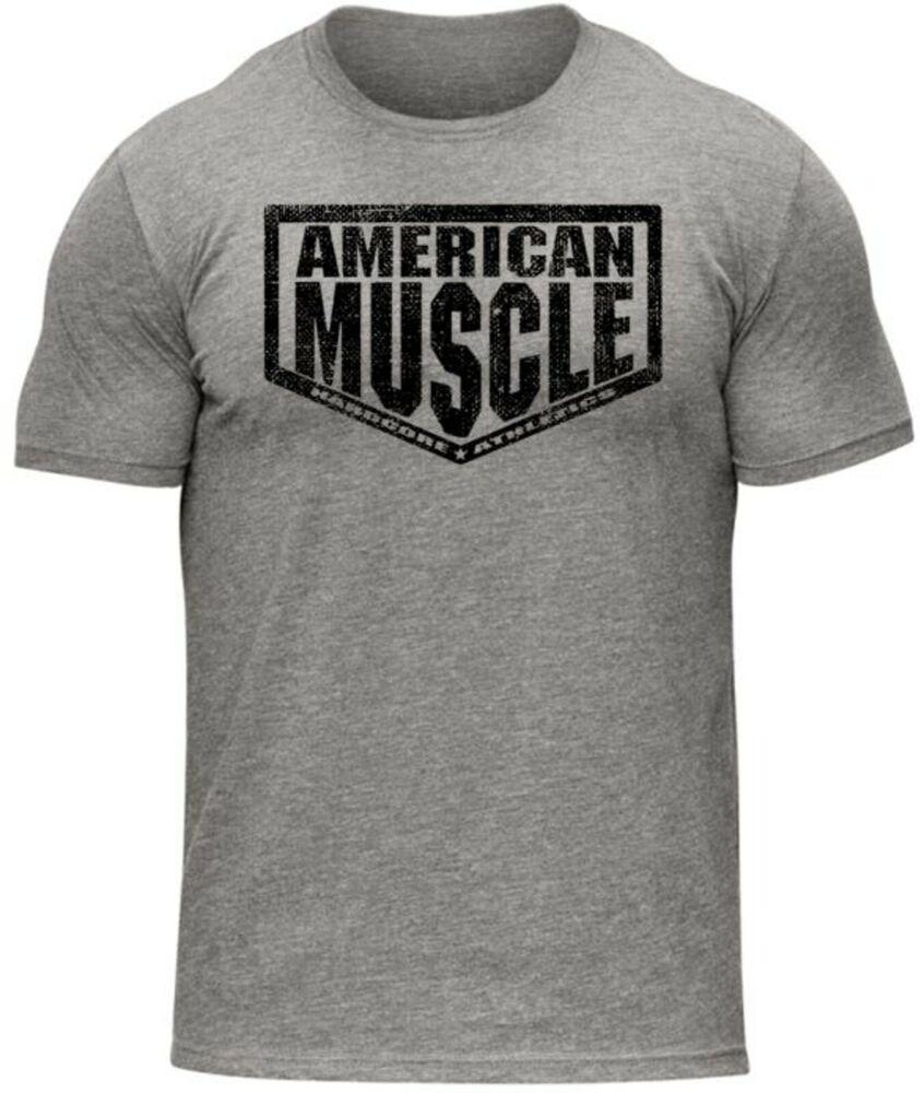 American Muscle Hardcore S Muscle Gym Shirt Unisex T-Shirt