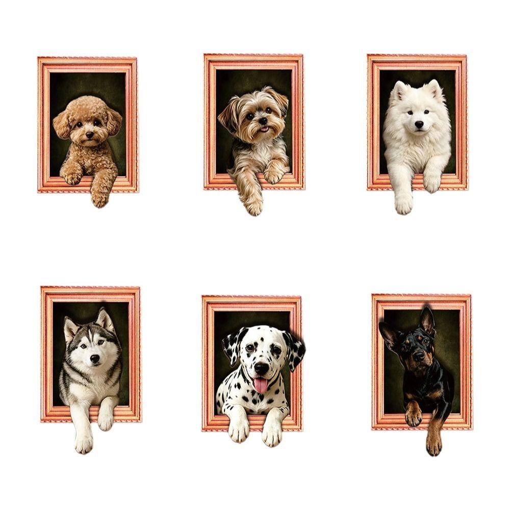 3D Cartoon Animal Magnetic Photo Frame Framed Picture Style Wooden Magnet Office Board
