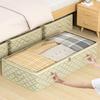 Clear Window Underbed Flat Storage Boxes Dual Zipper Clothing Blanket Storage Bag  Wardrobe
