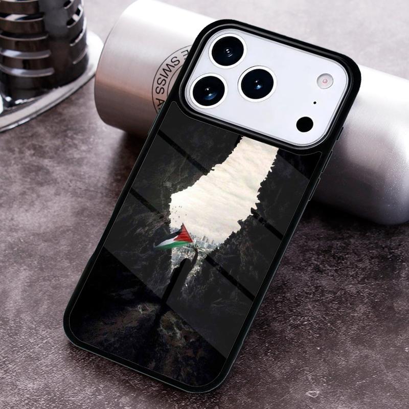 Чехол для телефона с флагом Палестины 'Свобода' для iPhone 17 16 15 Pro Max Air 14 13 12 11 Plus Ударопрочный Чехол Capa