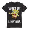 SpongeBob SquarePants Mens Woke Up Like This Meme T-Shirt