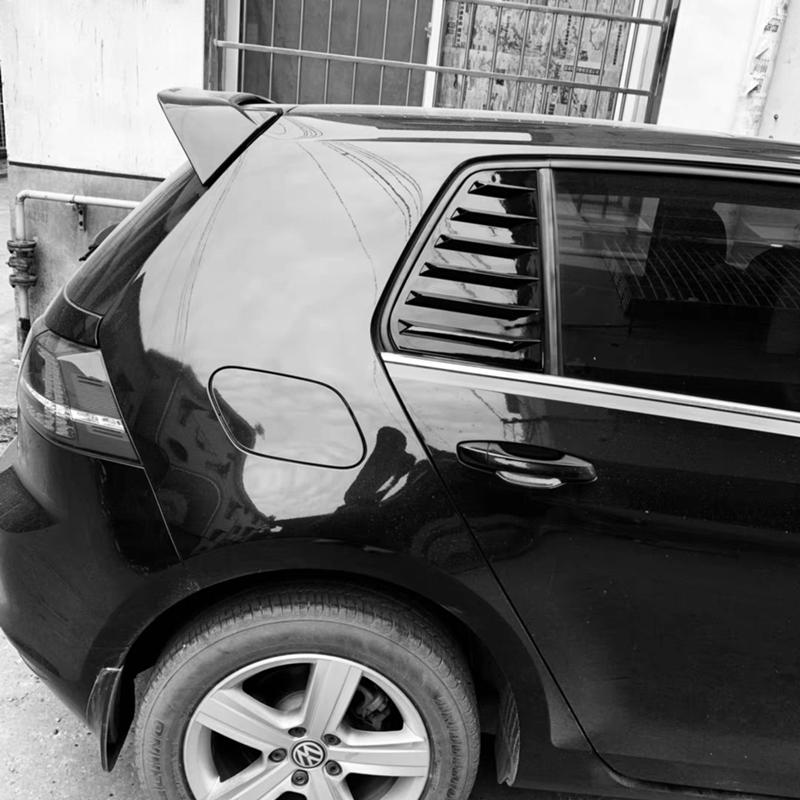 Пара декоративных накладок на заднее боковое стекло (жалюзи) для Volkswagen VW GOLF 7 GOLF 7.5 MK7/7.5 GTI GTD R