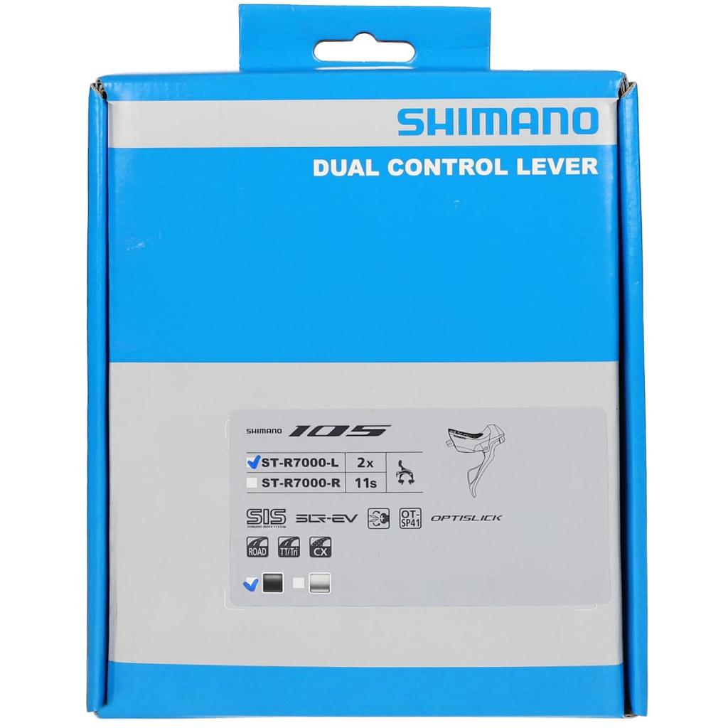 SHIMANO Только левый рычаг 2S STI рычаг ISTR7000LIL черный ST-R7000