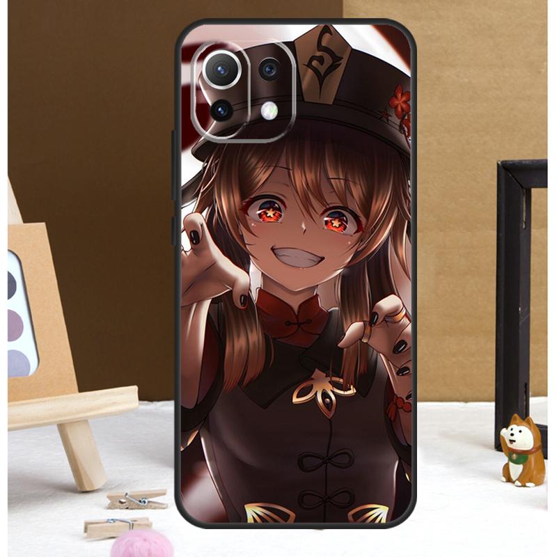 Чехол Genshin Impact Ху Тао для Xiaomi 14 Ultra 13 11T 12T 13T Pro 12 Lite POCO X6 Pro X3 X4 X5 M5s M6 F3 F5