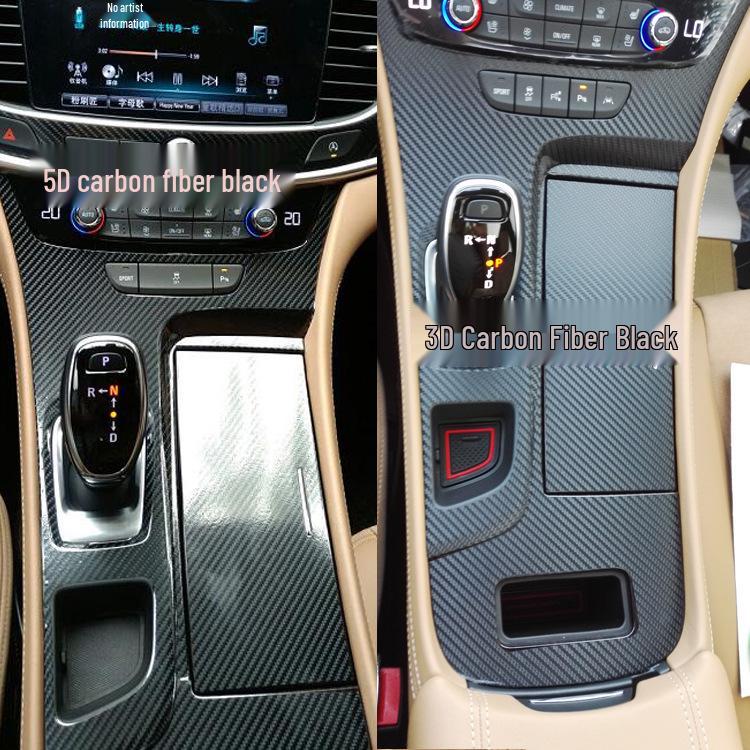 Buick LaCrosse 16-20 Наклейка на внутреннюю часть ручки переключения передач из углеволокна