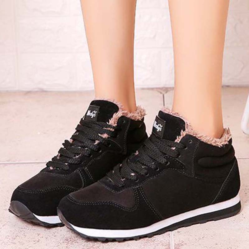 2025 Мужские Зимние Спортивные Ботильоны Утепленные Большого Размера Женские Повседневные Модные Короткие Ботинки Хлопковая Обувь Платформа Снежные Ботинки