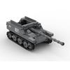 Строительный блок для дома -151568 Совместимый Военный Танк Асу-57, Модель Сборка из Мелких Частиц Дети