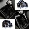 Белый/черный кожаный чехол для багажника OPEL ASTRA III H 1,6 VAUXHALL 2004 2005 2006-2010, ручка переключения передач