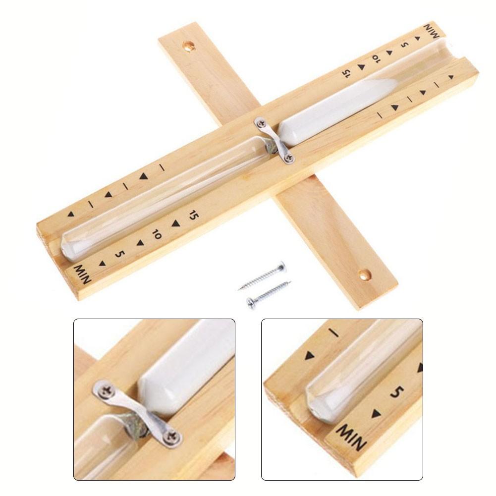 Песочные часы для сауны, вращающиеся деревянные песочные часы для сауны, белый песок, 15 минут