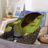 S-Shrek-K Шуточные Мемы Плед Теплый И Мягкий Подходит Для Спальни Гостиной Дивана Кровати Офиса Путешествий Кемпинга