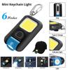 New Multifunctional Keychain Light Mini COB High Brightness Floodlight Camping Emergency Light TYPE-C Charging Cap Clip Light