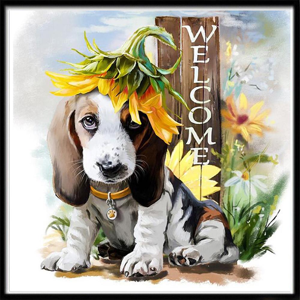 5D алмазная живопись, полная алмазная живопись, животное, собака, Алмазная мозаика, тигр, лев, сделай сам, круглая алмазная вышивка, вышивка крестом, стразы, искусство