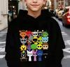 New Sprunki Cartoon Kids Hoodie Game Incredibox Sweatshirts Boys Clothes Girls Hooded Pullover Spring Children Long Sleeve Tops
