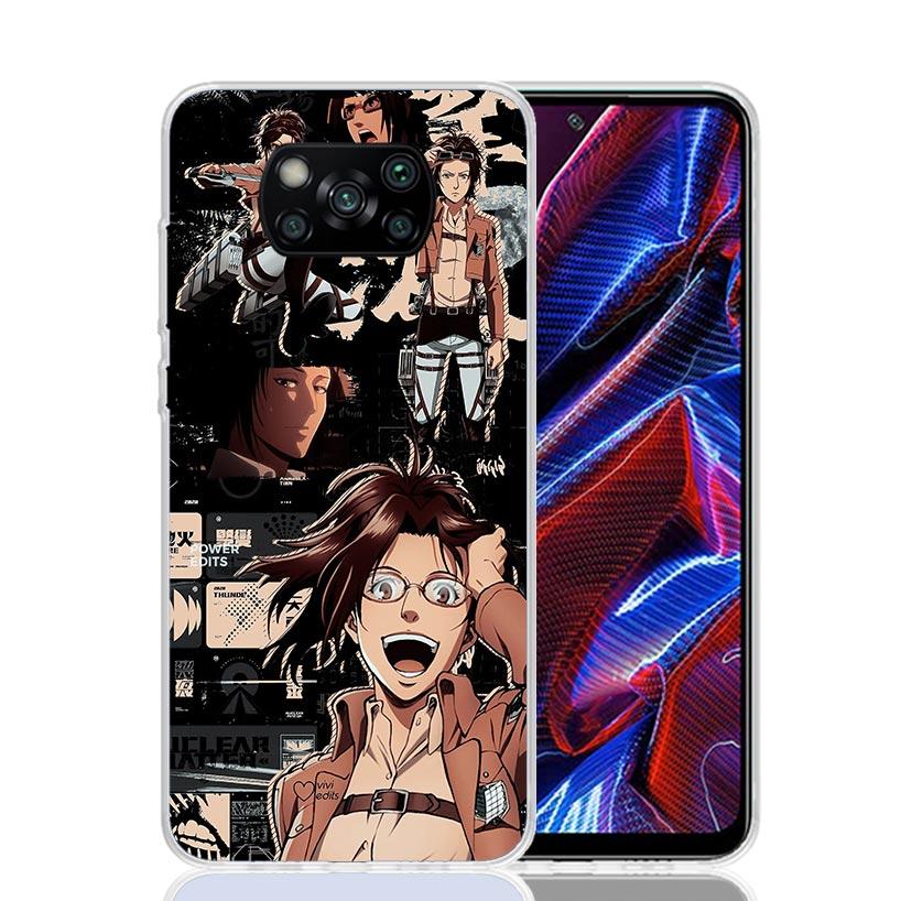 Attack Manga Case Phone Cover for Xiaomi Poco X3 Nfc X5 X6 X7 X4 Gt F7 Ultra F6 F5 Pro F4 F3 M5S M5 M4 M3 5G Trend Fundas Poco X