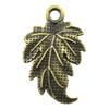 10 шт. Подвески в форме листа женские ювелирные изделия цвета античной бронзы бренда: WYISYWG 20x12 мм