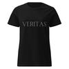 Женская футболка Veritas: Девиз Гарварда, Минималистичная футболка Softstyle