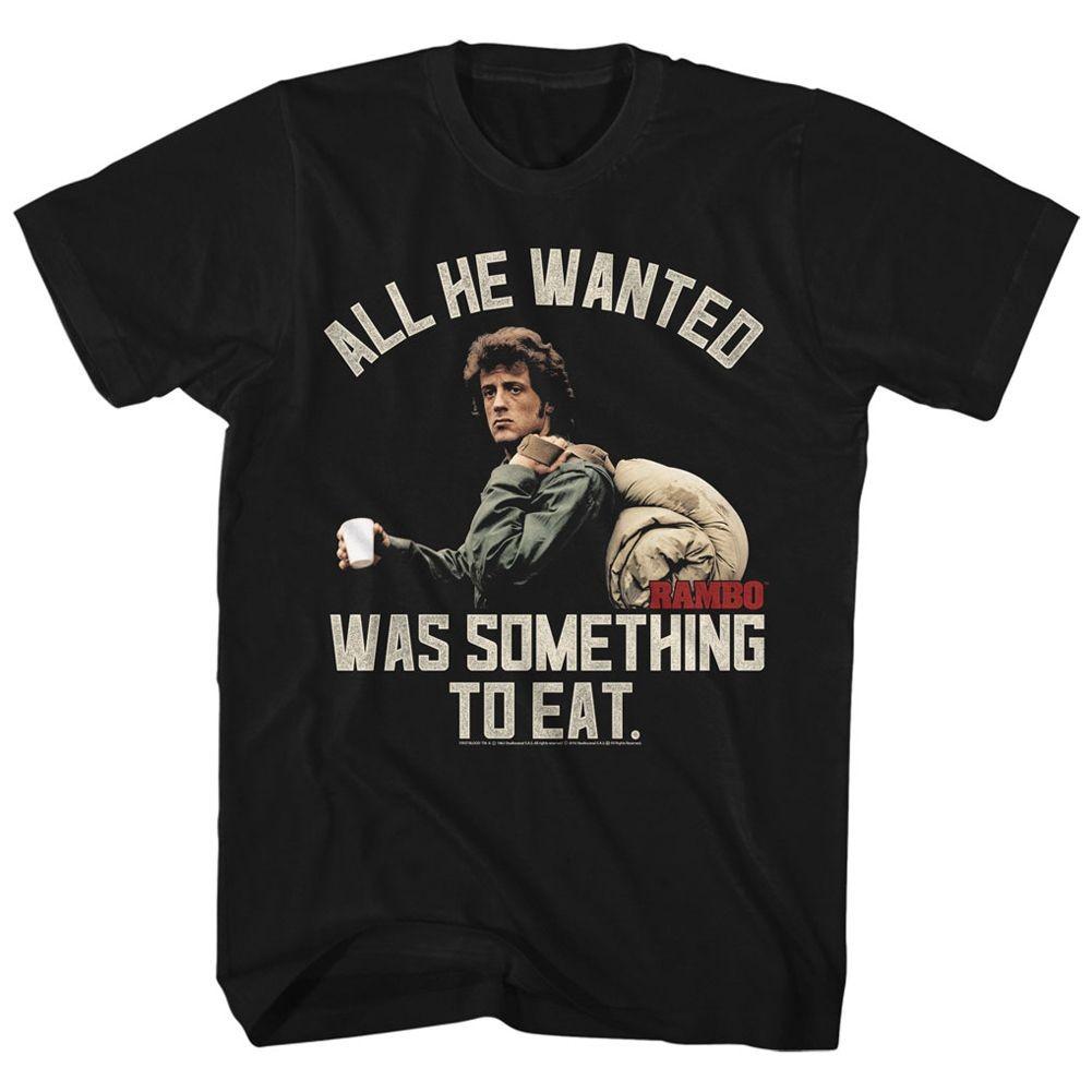Rambo Something To Eat T-Shirt