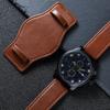 Watch Analog Waterproof Simple Male Brown Leather Strap Clock Japanese Battery [Baosho] Men's