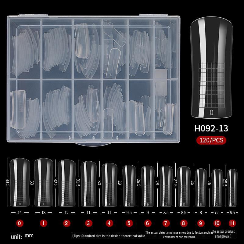 Набор для наращивания ногтей многоразового использования из 120 предметов: Клей, формы и хрустальные гвозди