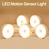 8 LED PIR Harakat Sensori LED Tungi Chiroq Devor Chiroqlari Qayta Zaryadlanuvchi Shkaf Osti Chiroq Simsiz Shkaf Tungi Chiroq