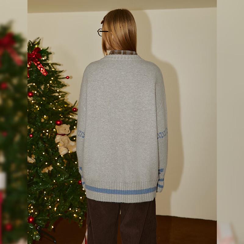 unifree Women's Snowman Pullover Sweater
