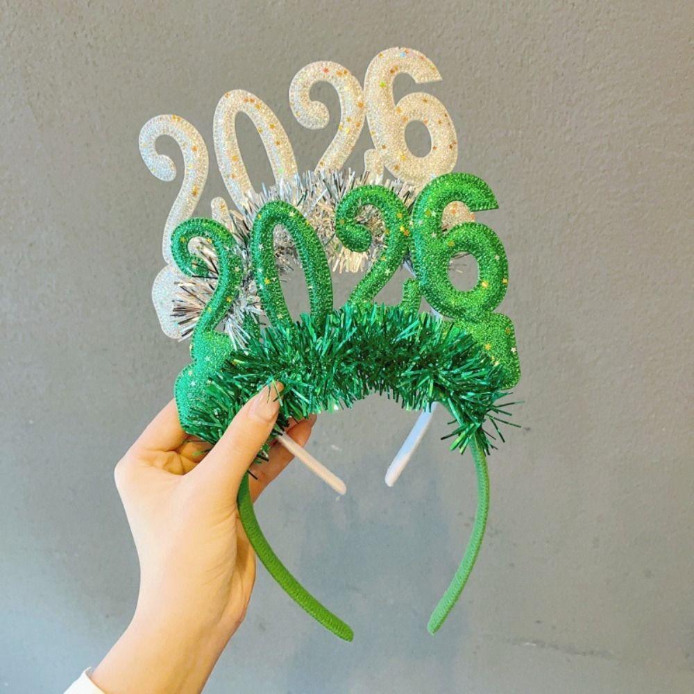Sweet Christmas Headpiece Sequin New Year Decorative Headdress Xmas Hair Band Cosplay