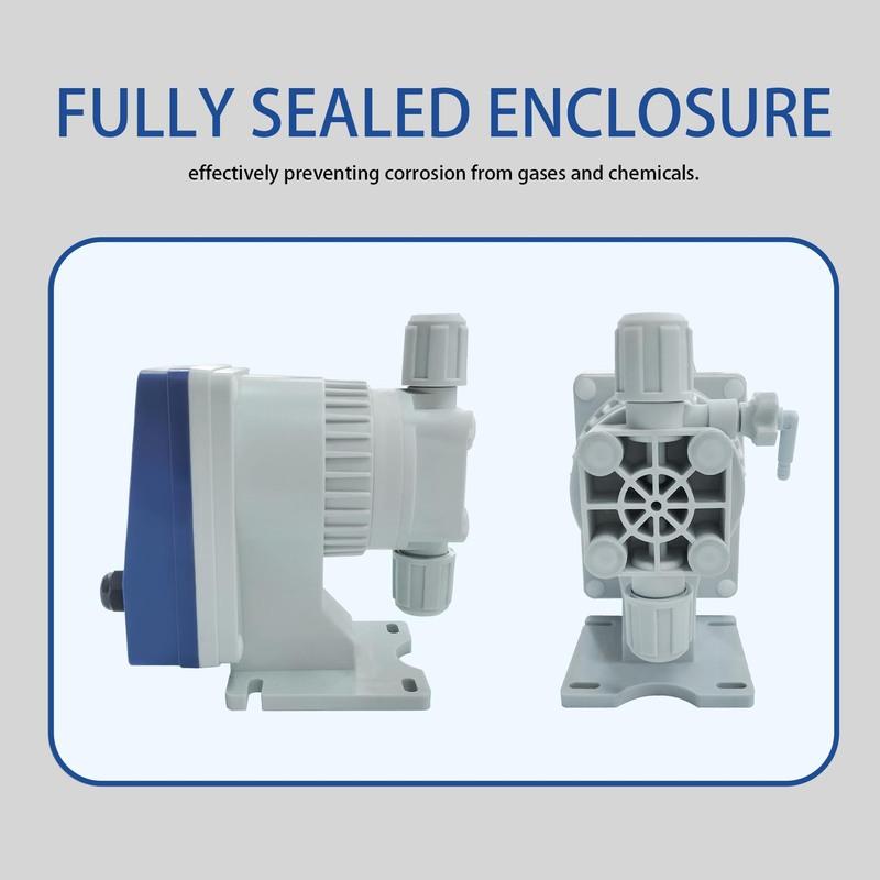 Water Treatment Liquid Micro-acid Chemical Chlorine Metering Dosing Pump Electromagnetic Diaphragm Pump