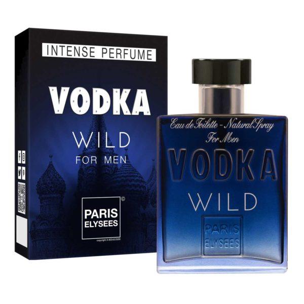 Paris Elysees Vodka Wild Masculine Collection Парфюм Создано во Франции Туалетная вода Натуральный спрей Парфюм для мужчин 100 мл (3,3 жидких унции.)