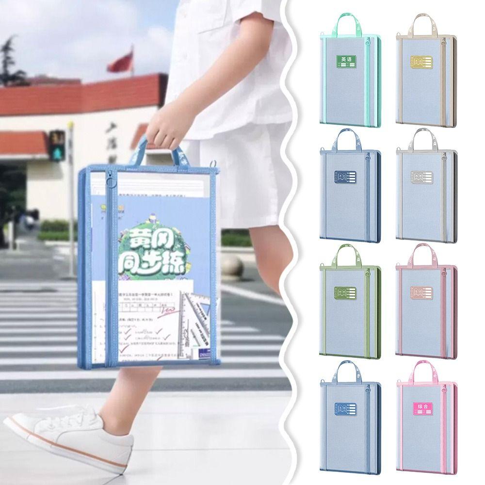 Большое Открытие Сумка для Хранения Канцелярских Принадлежностей L-образная Папка для Документов Сортировочная Сумка для Документов Школьные Офисные Принадлежности