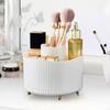 Вращающийся держатель для кистей для макияжа, настольный ящик для хранения, большой портативный органайзер для косметики