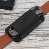 Changmai European Vintage Leather Knife Sheath with Horizontal Belt Clip - Men's Handcrafted Pocket Storage, Leather Folding Knife Sheath