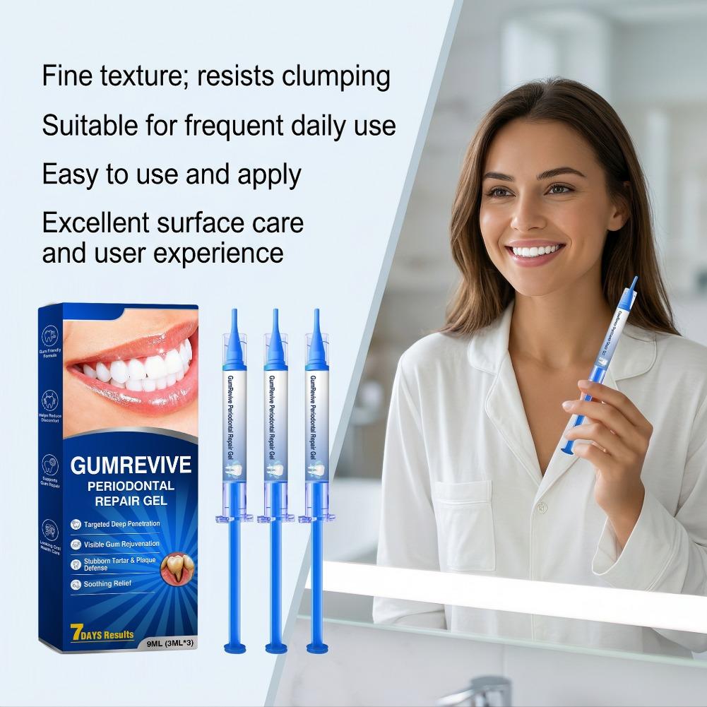 Gum Revive Профессиональный гель для восстановления десен и пародонта Свежая мята Натуральные растительные экстракты Бережный уход за полостью рта Бренд Гель для восстановления зубов
