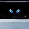 Dynamic Display Solar LED Devil Eyes Car Lights Solar Powered Car Warning Light  Windshield