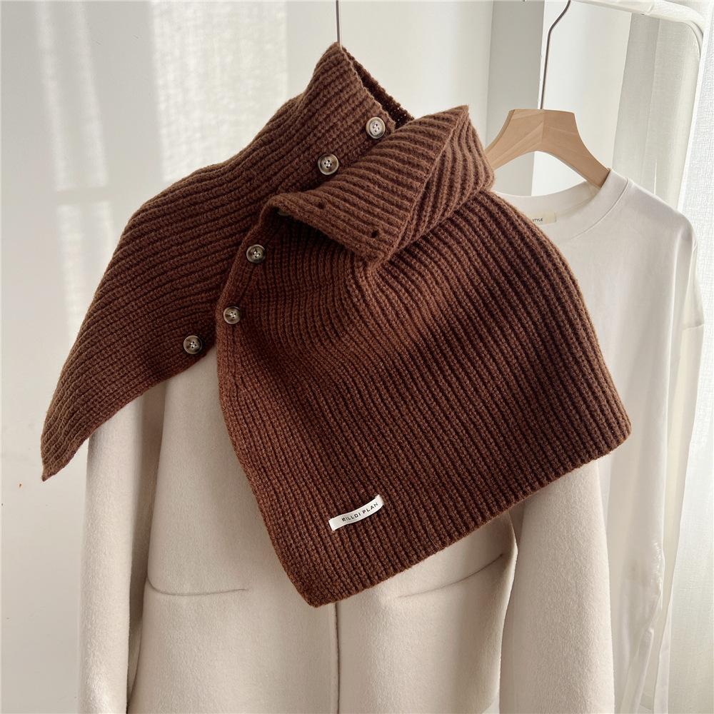 New Shoulder Scarf Shawl Women'S Fake Collar Shoulder Protection Scarf Air-Conditioned Room Camisole Decoration Paired With Neck Protection Knot